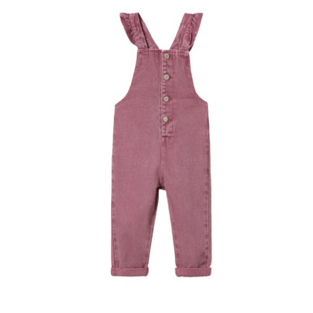 Zara ruffle overalls